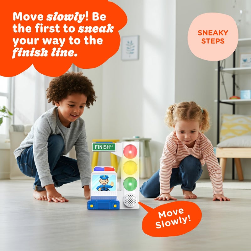 Move2Play، لعبة الضوء الأحمر الضوء الأخضر مع استشعار الحركة | ألعاب عائلية وحفلات عيد الميلاد | هدية للأطفال، رياض الأطفال، والأطفال الصغار من عمر 2، 3، 4، 5، 6، 7+ سنوات | سفر، داخلي، خارجي - Image 5
