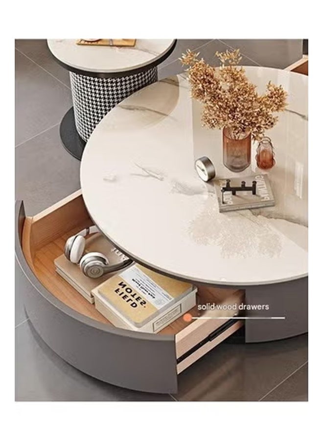 keke Coffee Table  Combination Light Luxury Small Apartment For Office and Home 80cm - Image 3