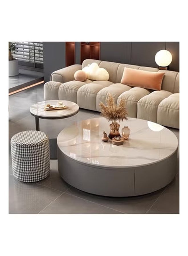 keke Coffee Table  Combination Light Luxury Small Apartment For Office and Home 80cm - Image 2