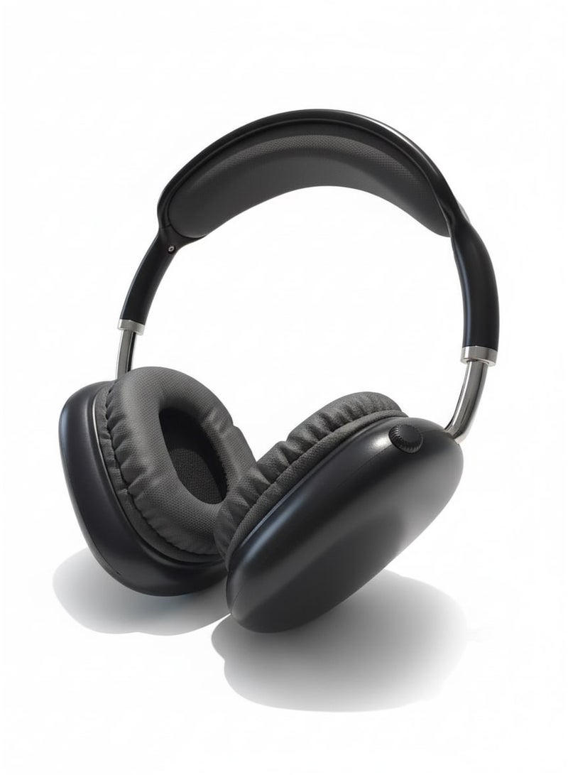 new generation of p9 Wireless Bluetooth Headphone - Over Ear Stereo Music Headset with Memory Card Support, Gaming Headphones with Built-in Microphone for Laptop, Mobile Phone, PC - Black - Image 5