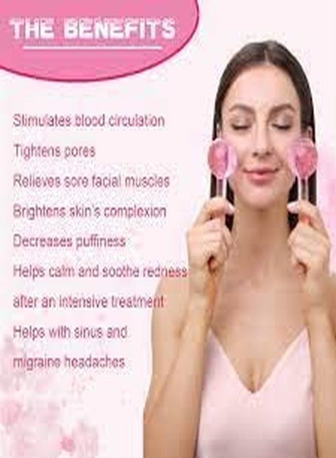 Weptix (Pink) Facial Ice Globe, Smart Cool Face Roller Ball, Facial Massage Tools for for Neck Eye Circle Reduce Puffiness Anti Ageing Wriknles Soothing Firming Skin 2Pcs (PINK) - Image 5