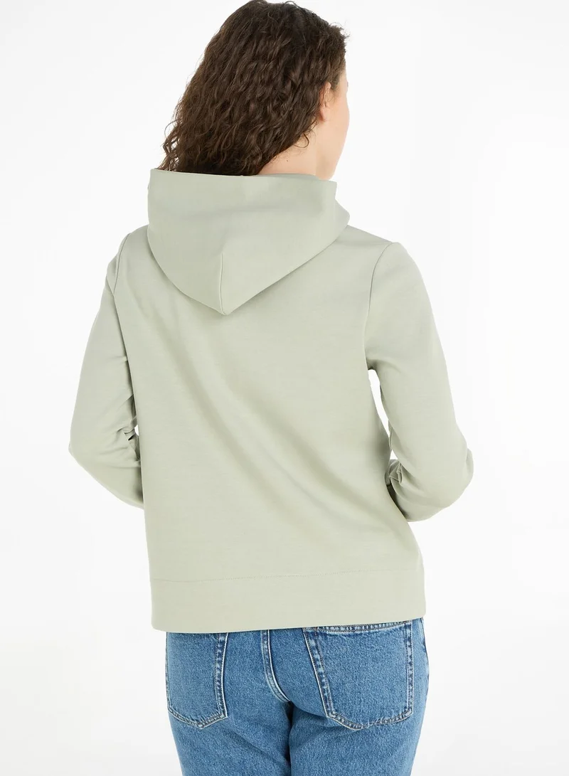 CALVIN KLEIN Logo Knitted Hoodie