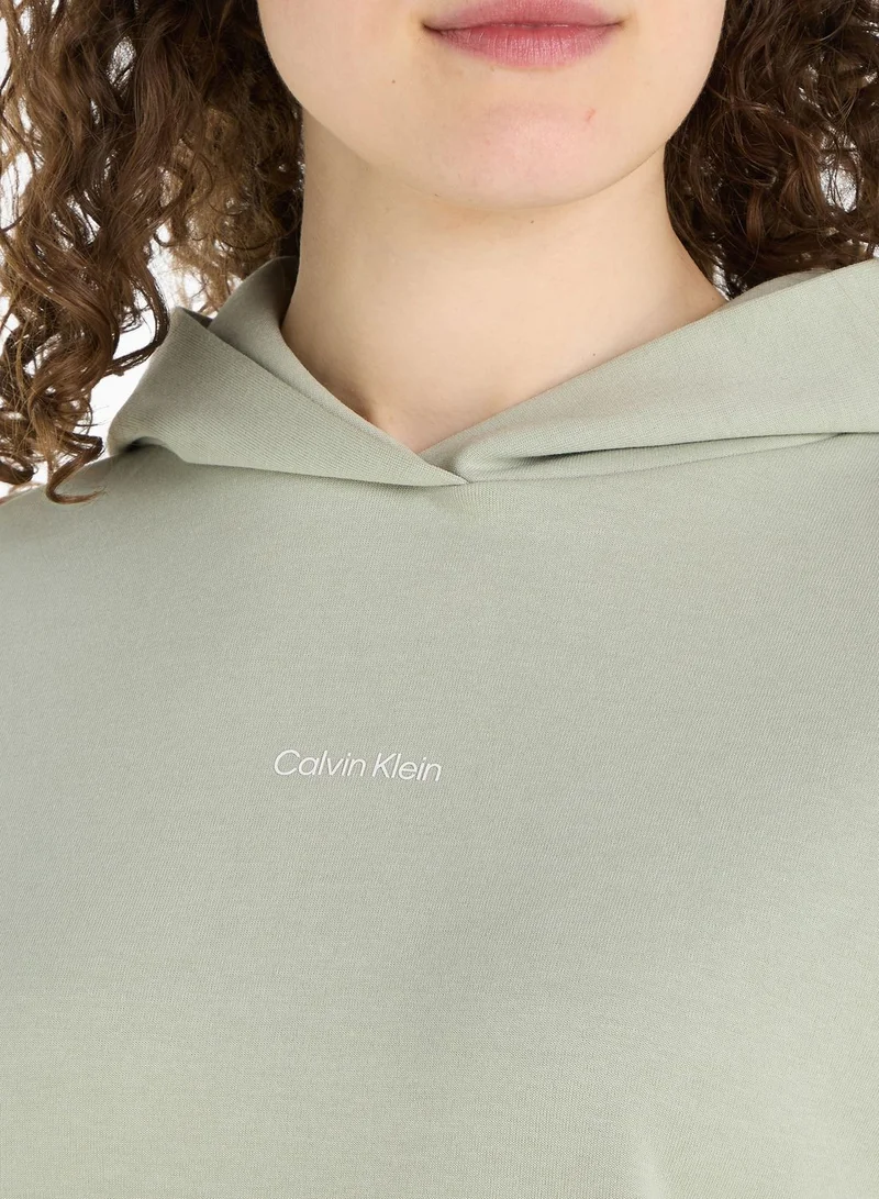 CALVIN KLEIN Logo Knitted Hoodie