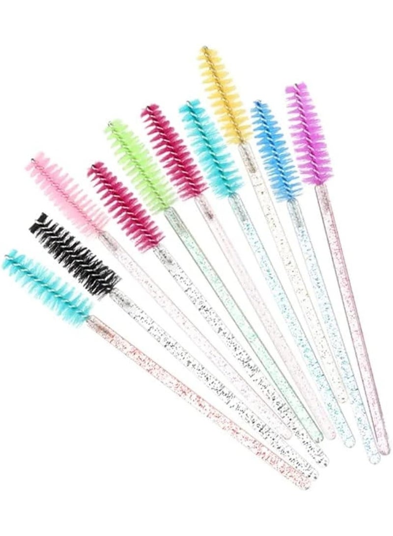 Brushes Lashes  Mascara & Eyebrow Spoolie Wands – Brushes for Eyelash Extensions, Brow Grooming, and Professional Makeup Application 8pcs - Image 1