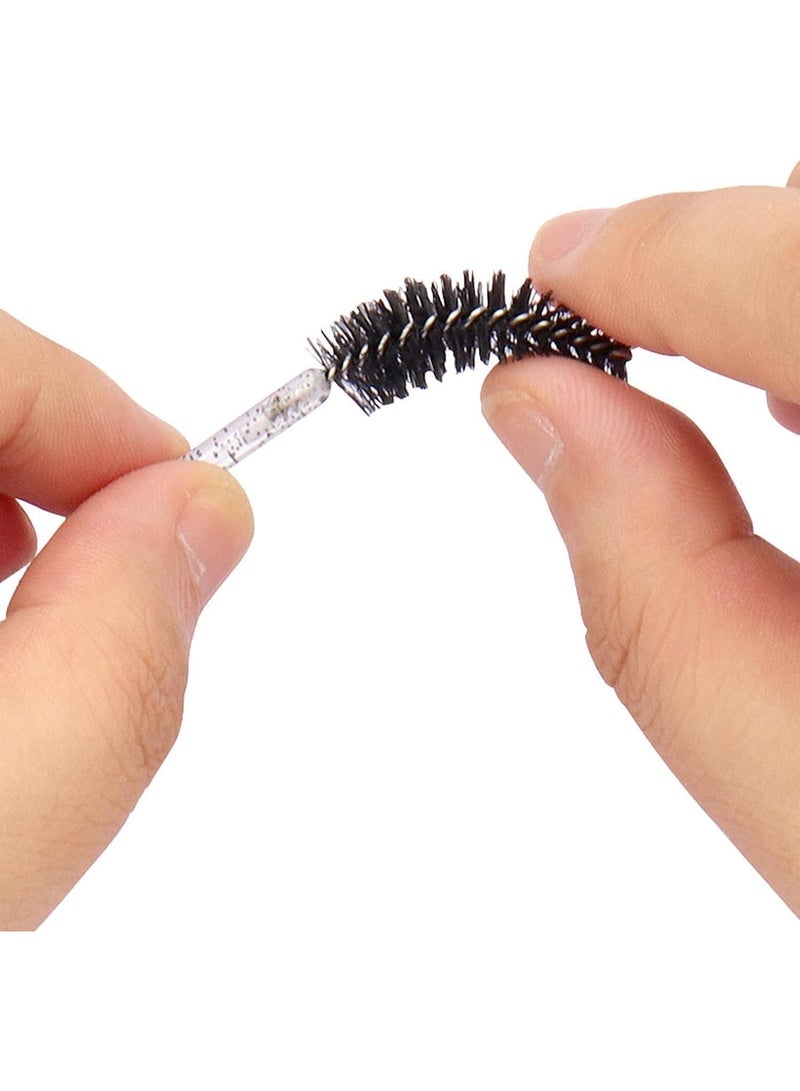 Brushes Lashes  Mascara & Eyebrow Spoolie Wands – Brushes for Eyelash Extensions, Brow Grooming, and Professional Makeup Application 8pcs - Image 5