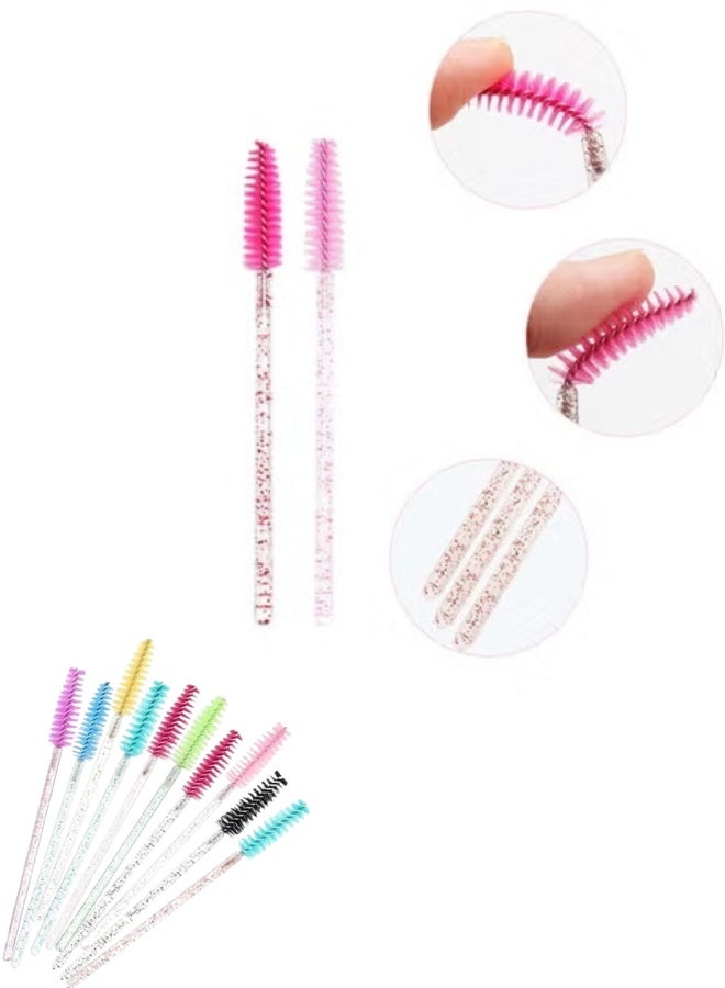 فرش للرموش والماسكارا والحواجب - فرش لتركيب الرموش، وتصفيف الحواجب، وتطبيق المكياج الاحترافي (12 قطع) - Image 1