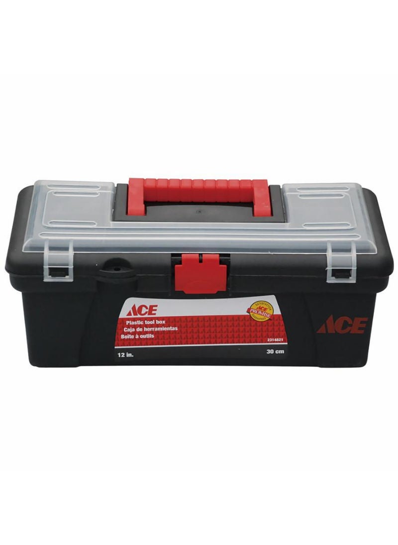 ACE Ace Plastic Tool Box White Removable Parts Tray 