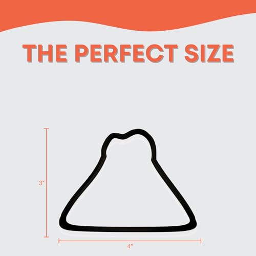 Bundle of Fun Volcano Cookie Cutter with Easy to Push Design (4 inch) - Image 3