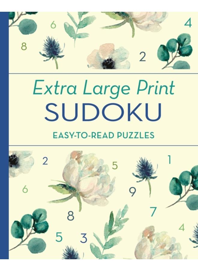 Extra Large Print Sudoku : Easy-to-Read Puzzles 
