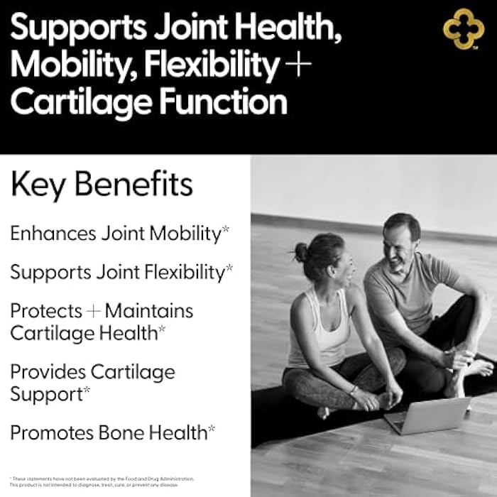 Campio All-In-1 Joint Support Supplement: Glucosamine 1500mg Chondroitin MSM Turmeric Hyaluronic Acid Boswellia Ginger Bamboo BioPerine Supports Joints, Bones, Back, Knees & Hands Flexibility 90 Count - Image 4