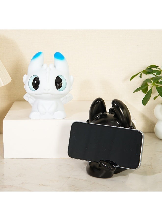 Cute cartoon How to Train Your Dragon Toothless vinyl lazy phone stand suitable for all kinds of mobile phones - Image 4