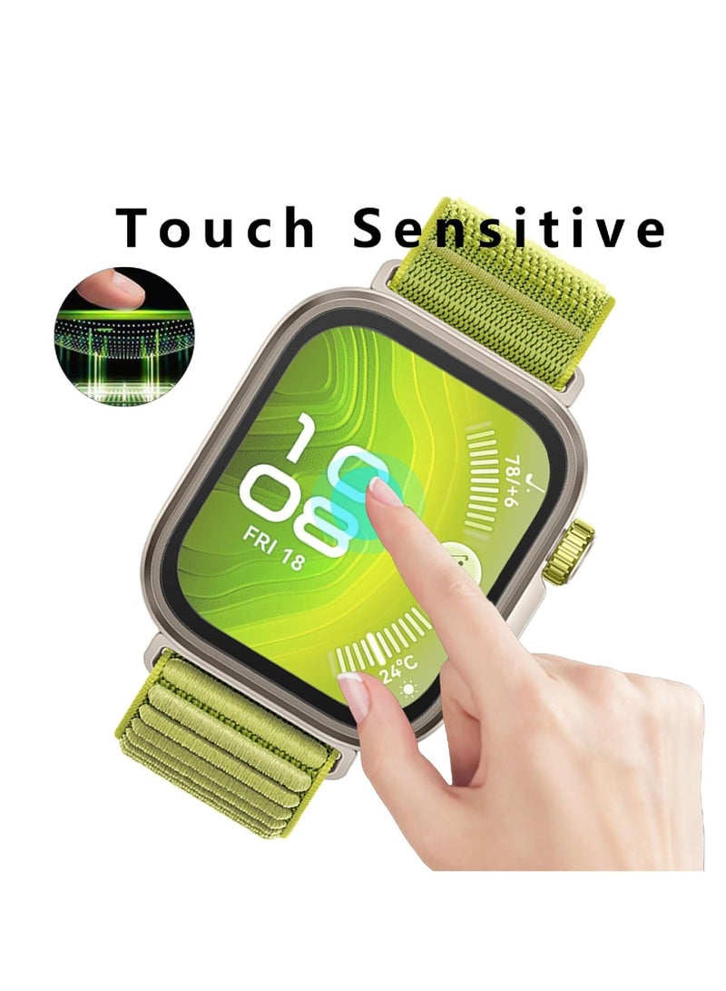 3 Pieces Protective Film for Huawei Watch Fit 4 Pro,  Full Coverage  Material Protective Film  Anti-Scratch Black - Image 2
