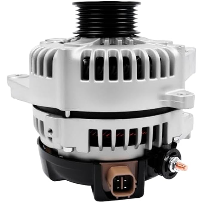 YOMALL Alternator 11032 for 2004-2006 RX330 for 2004-2006 Sienna for 2004-2007 Highlander 3.3L V6 Vehicle Replacement Alternator 130A 6PK 11032N 104210-3480 104210-3750 27060-0A100 27060-0A130 - Image 5