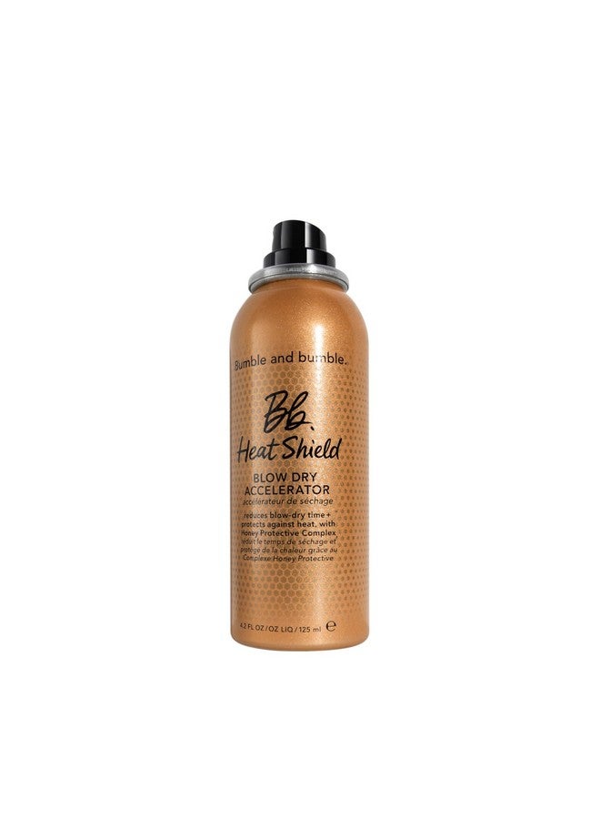 بامبل آند بامبل. بخاخ هيت شيلد لتسريع تجفيف الشعر | مضاد للتجعد، يحمي من الحرارة، يقلل وقت التجفيف، آمن على لون الشعر | مجعد، مموج، مستقيم، 113 مل - Image 1