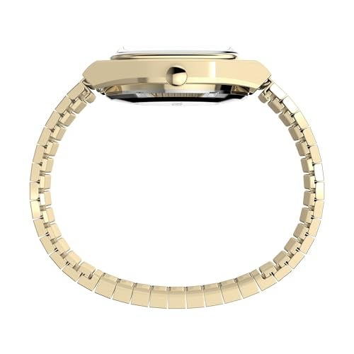 TIMEX E Line Reissue Mechanical Automatic Champagne Rectangle Dial & Silver Stainless Steel Bracelet Band Water Resistant Men's Wrist Watch - TW2Y07200IK - Image 2