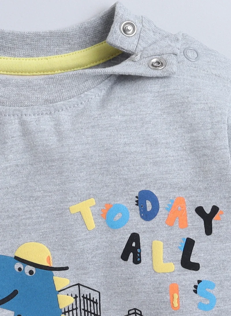 victor and jane Boys 3-Piece Set - Grey Mil Long tee, Navy fullzipper Hoody Jacket and Navy Jogger Sets