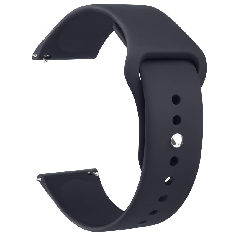 Meliya Bands Compatible with 20mm Watch Bands, Quick Release Soft Silicone Sport Replacement Strap for Smartwatch with 20mm Watch Lugs for Women Men - Image 1