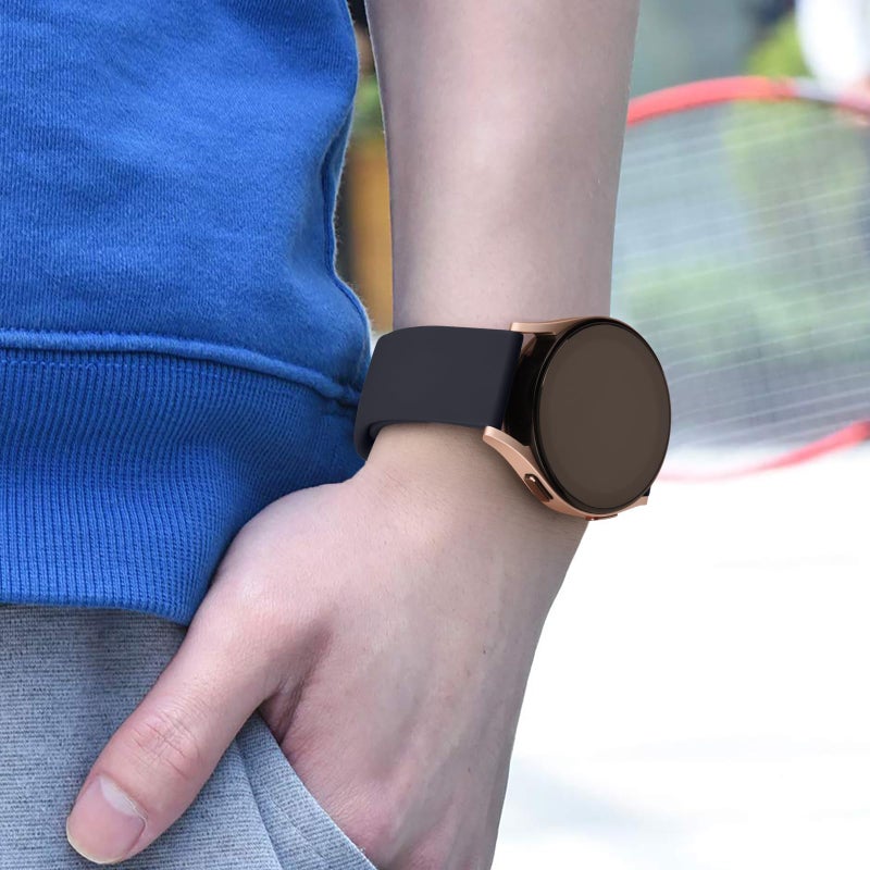 Meliya Bands Compatible with 20mm Watch Bands, Quick Release Soft Silicone Sport Replacement Strap for Smartwatch with 20mm Watch Lugs for Women Men - Image 5