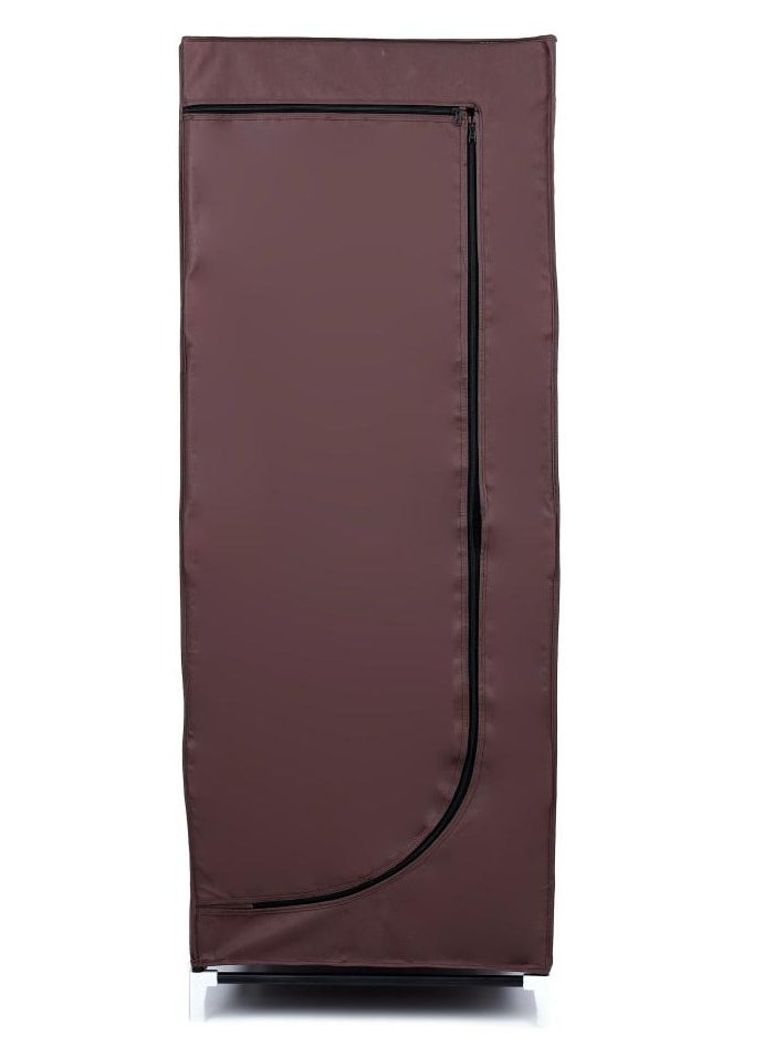 TTTP The Professionals Choice FOLDABLE NON-WOVEN WARDROBE WITH FOUR SHELVES . SIZE 39X50X135 CM - BROWN COLOR  - Image 3