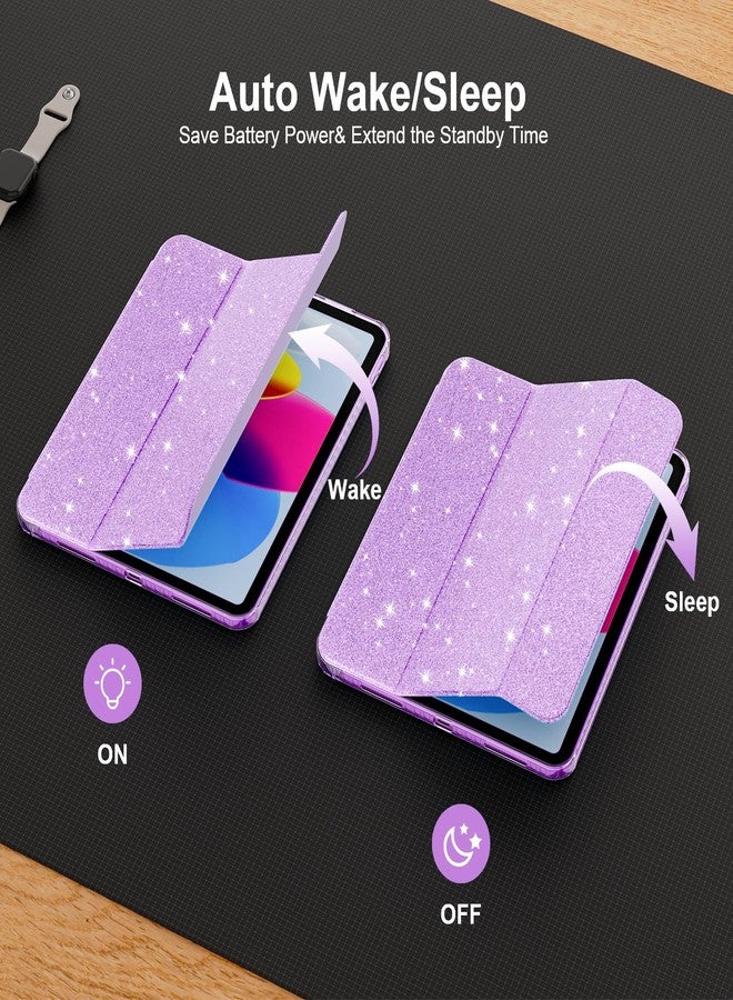 Lainergie Case for iPad 10th Generation with Pencil Holder (Purple) - Image 5