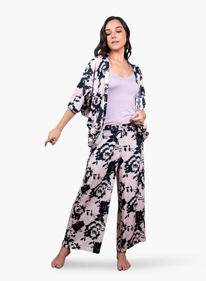 Aadaraya Floral Print Pyjama Set - Image 3