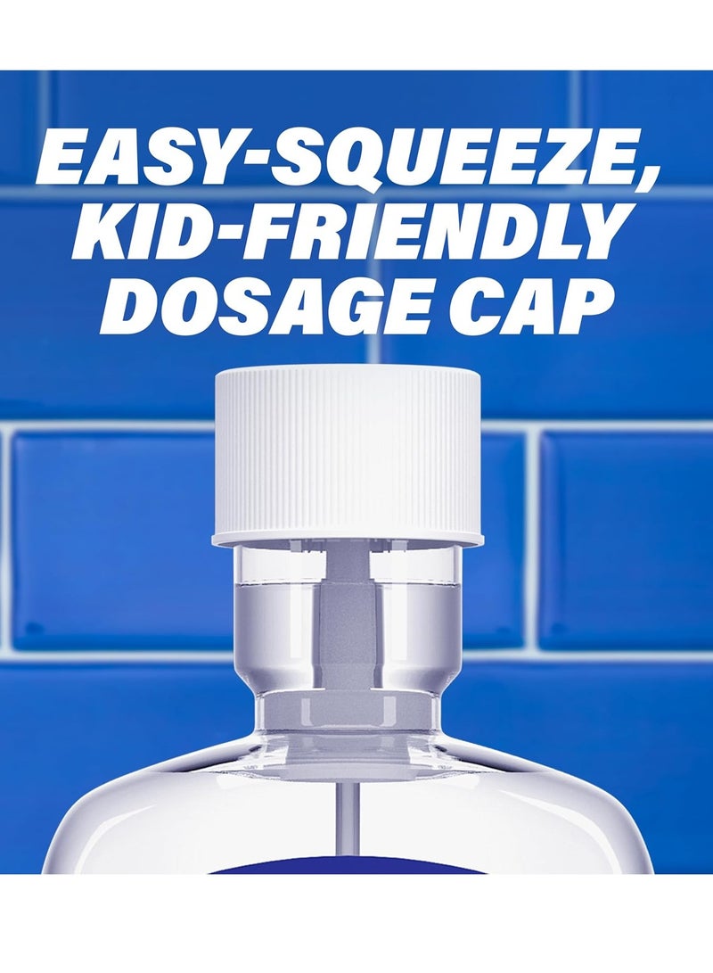 ACT Kids Pure Protect Anticavity Fluoride Rinse, Natural Strawberry Flavor Without Sugar, Free from Dyes & Alcohol, 16.9 fl. oz. - Image 2