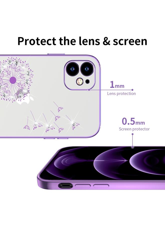 اس-توب جراب لهاتف iPhone 12 mini، جراب واقٍ فائق النحافة بنمط الهندباء الكهربائي - Image 3