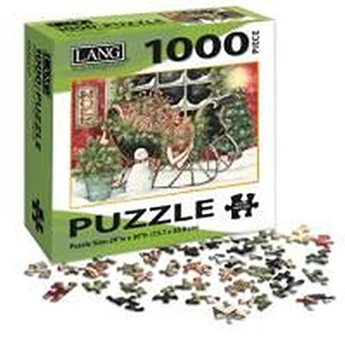 Lang 1000 Piece Jigsaw Puzzle Santas Sleigh - Image 1