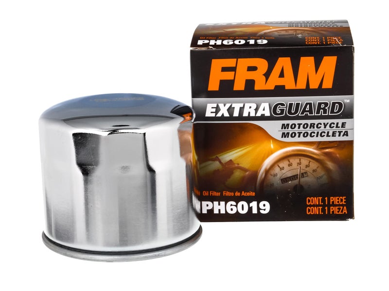 FRAM Extra Guard PH6019 Motorcycle Replacement Oil Filter Fits Select Ducati and Harley Davidson Models
