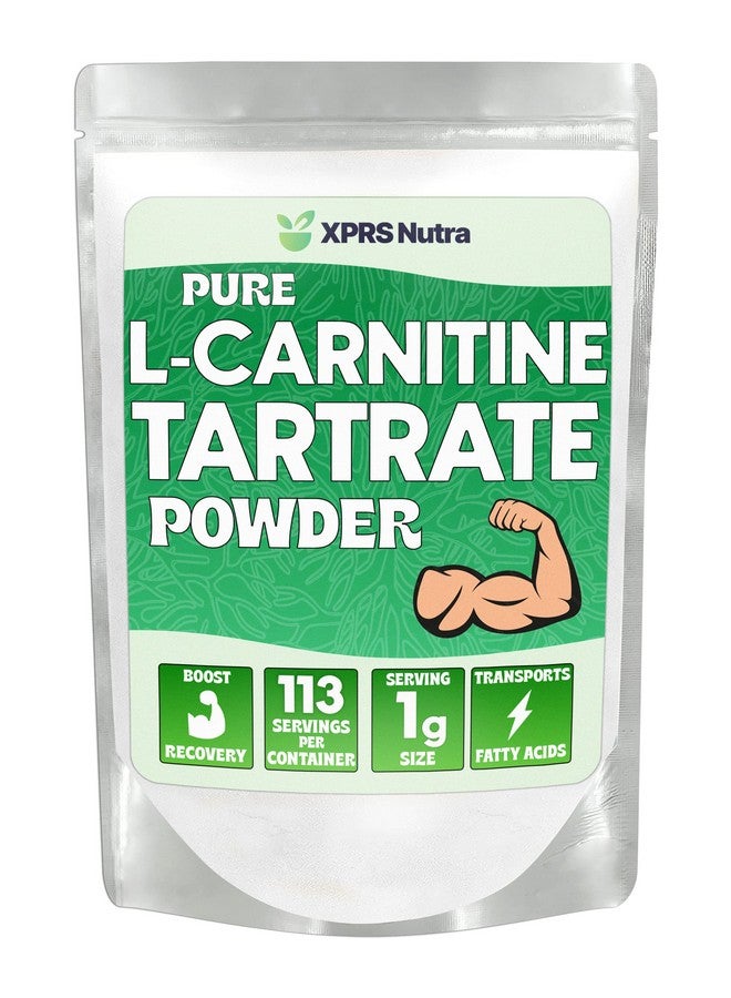 XPRS Nutra بودرة إكس بي آر إس نوترا إل كارنيتين إل تارترات - إل كارنيتين تارترات نقي ممتاز - بودرة إل كارنيتين - بودرة إل كارنيتين صديقة للنباتيين - مكمل حمض أميني إل كارنيتين (4 أونصة) - Image 1