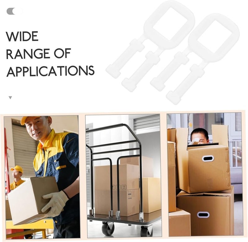 PartyKindom 100 Packing Buckles Corrugated Box Handles Replacement Easy Carrying - Image 4