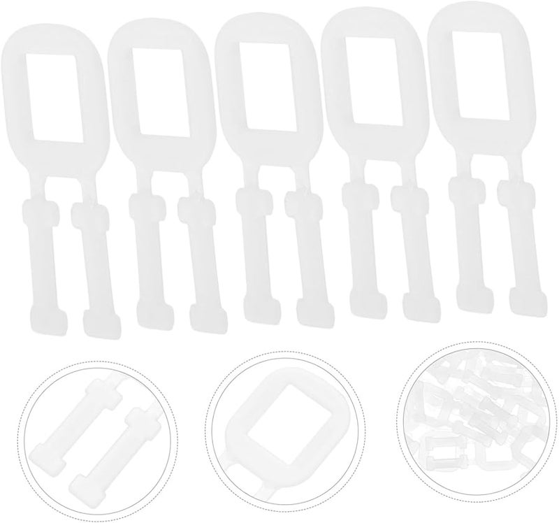 PartyKindom 100 Packing Buckles Corrugated Box Handles Replacement Easy Carrying - Image 3