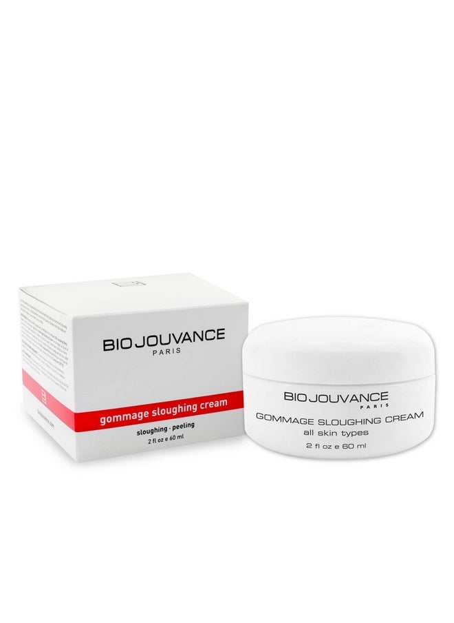 BIO JOUVANCE PARIS Bio Jouvance Gommage Sloughing Cream 2Oz / 60Ml For Normal/Oily/Acneprone Skin Product Line Professional Exfoliating Face Wash & Scrub Facial Skin Care Treatment Made In France  - Image 1