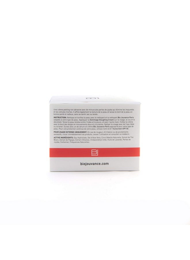 BIO JOUVANCE PARIS Bio Jouvance Gommage Sloughing Cream 2Oz / 60Ml For Normal/Oily/Acneprone Skin Product Line Professional Exfoliating Face Wash & Scrub Facial Skin Care Treatment Made In France  - Image 4
