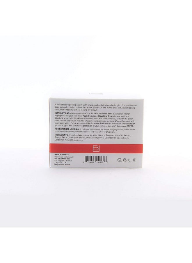 BIO JOUVANCE PARIS Bio Jouvance Gommage Sloughing Cream 2Oz / 60Ml For Normal/Oily/Acneprone Skin Product Line Professional Exfoliating Face Wash & Scrub Facial Skin Care Treatment Made In France  - Image 3