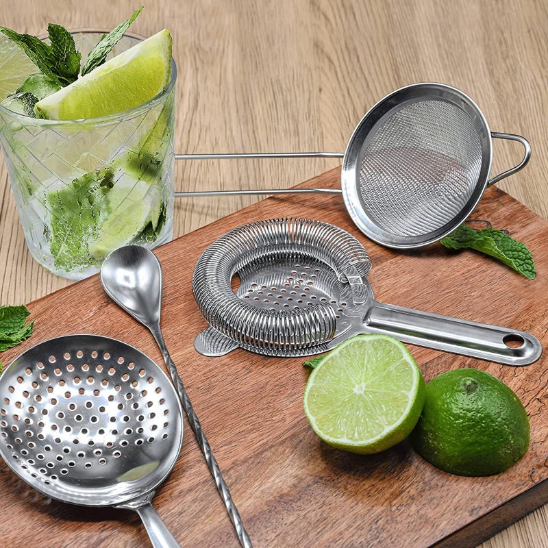 Stainless Steel Cocktail Shaker Set 3Pcs Bartender Tools Bar Mixing Equipment - Image 3