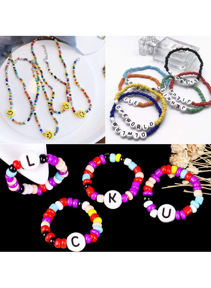Mountain Gems Beads Kit Colors and Alphabet Letter for Bracelet Jewelry Making  - Image 3