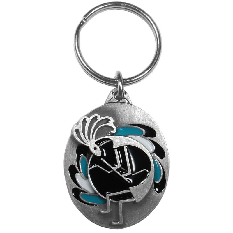 Siskiyou KR169E Automotive Metal Key Chain Koko PILI Enameled Details Pewter - Image 5