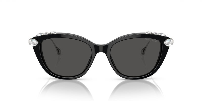 Swarovski SK6010 Sunglasses BlackDark Grey 53 mm - Image 2