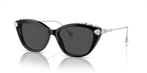 Swarovski SK6010 Sunglasses BlackDark Grey 53 mm - Image 3