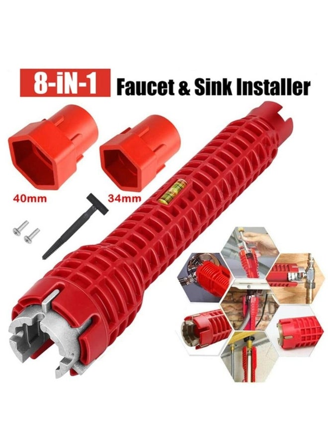 5/8 In 1 Anti-slip Sink Faucet Multifunctional Repair Tool  - Image 1