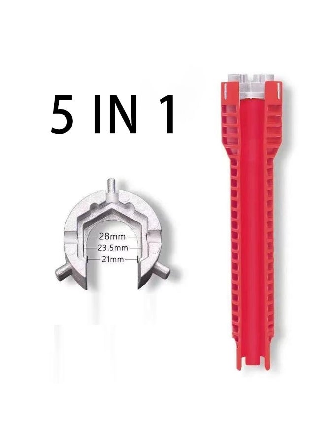 5/8 In 1 Anti-slip Sink Faucet Multifunctional Repair Tool  - Image 2