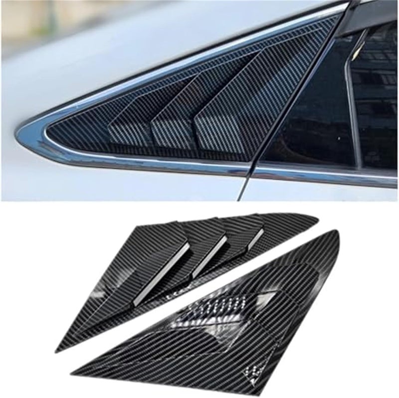 Wivplex Carbon Fiber Rear Louver Trim for Hyundai Sonata - Image 3