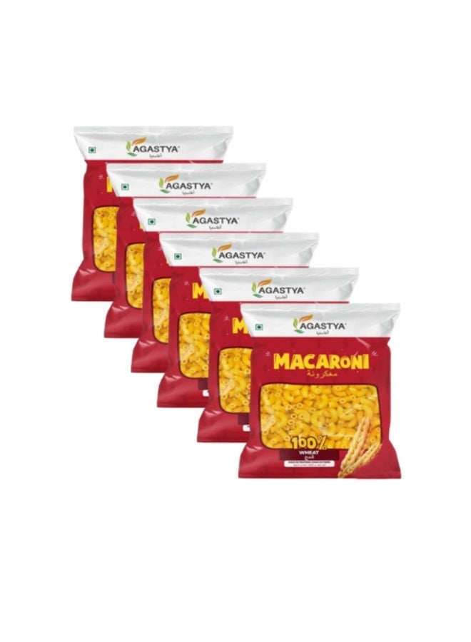 Agastya Microni Pasta 325g x Pack of 6 - Image 1