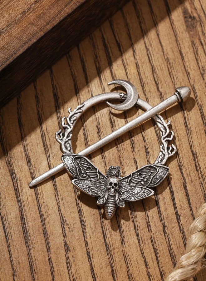 HAQUIL Crescent Moon Moth Hairpin Gothic Hairpin with Trendy Design - Image 5