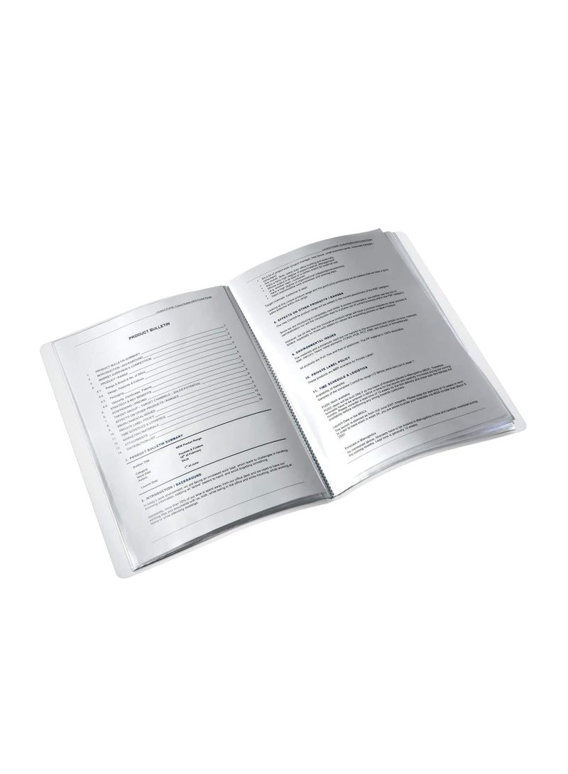 Maxi 1-Piece Display Book 40 Pockets Flourescent Yellow Cover - Image 4