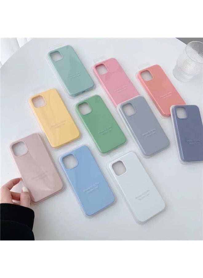 Generic All-inclusive 15 Apple 13 Liquid Silicone 14 Mobile Phone Case 13Promax Straight Edge 15pro Protective Case 13Pro-Color:Camellia Red [all Inclusive]-Applicable Models:Apple 14plus [with Logo]  - Image 3