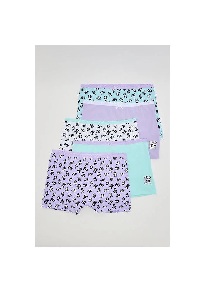 أر أند بي 5 Pack Printed Boyshorts
