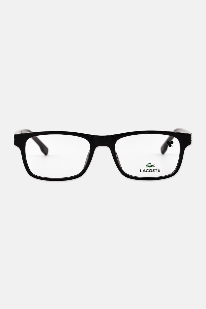 LACOSTE Men L2886 Rectangular Sunglasses, Black - Image 1