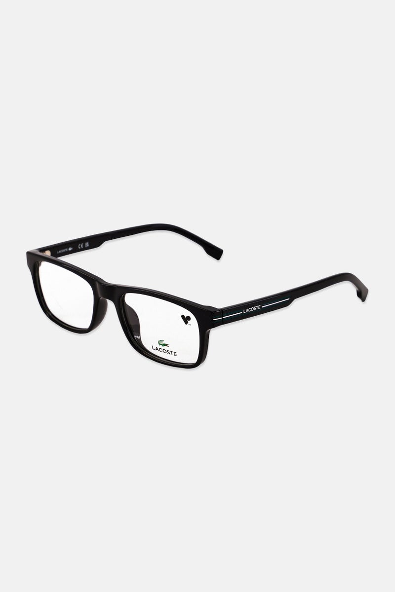 LACOSTE Men L2886 Rectangular Sunglasses, Black - Image 3
